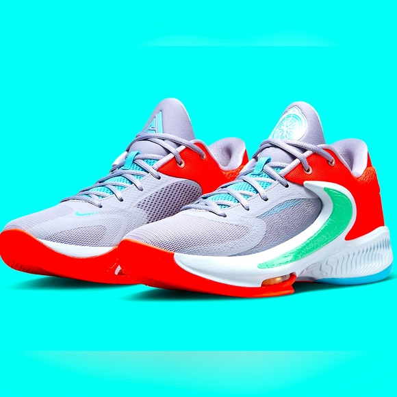 Nike Other - SIZE 14 | Nike Zoom Freak 4 Shoes Paris Indigo Haze Blue DJ6149 500 Mens NEW